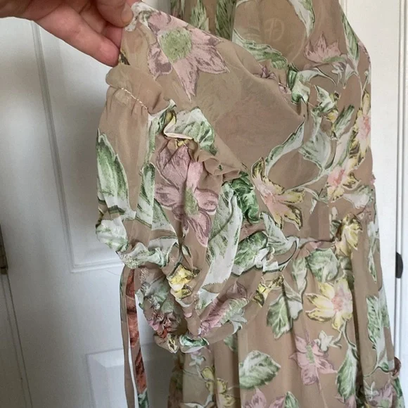 MAKE IT OBVIOUS DRESS MOCHA  Hello Molly mini dress size US 2 open back - Picture 13 of 13